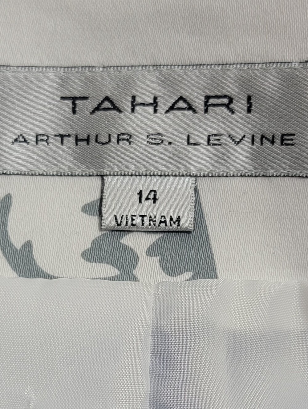 Tahari Arthur S. Levine floral single button blazer women size 14 3/4 sleeve - Picture 5 of 7